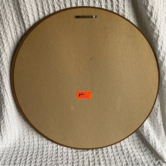 Vintage Wong Geisha Gouache watercolour painting on cork Asian oriental goddess - Picture 9 of 9